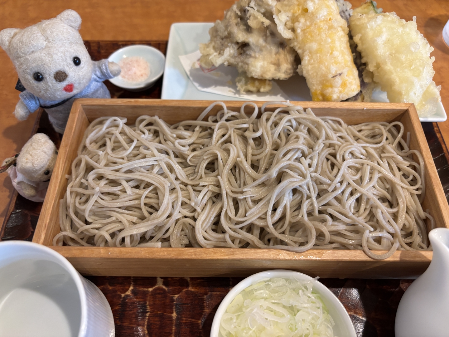 見るからにみずみずしいお蕎麦