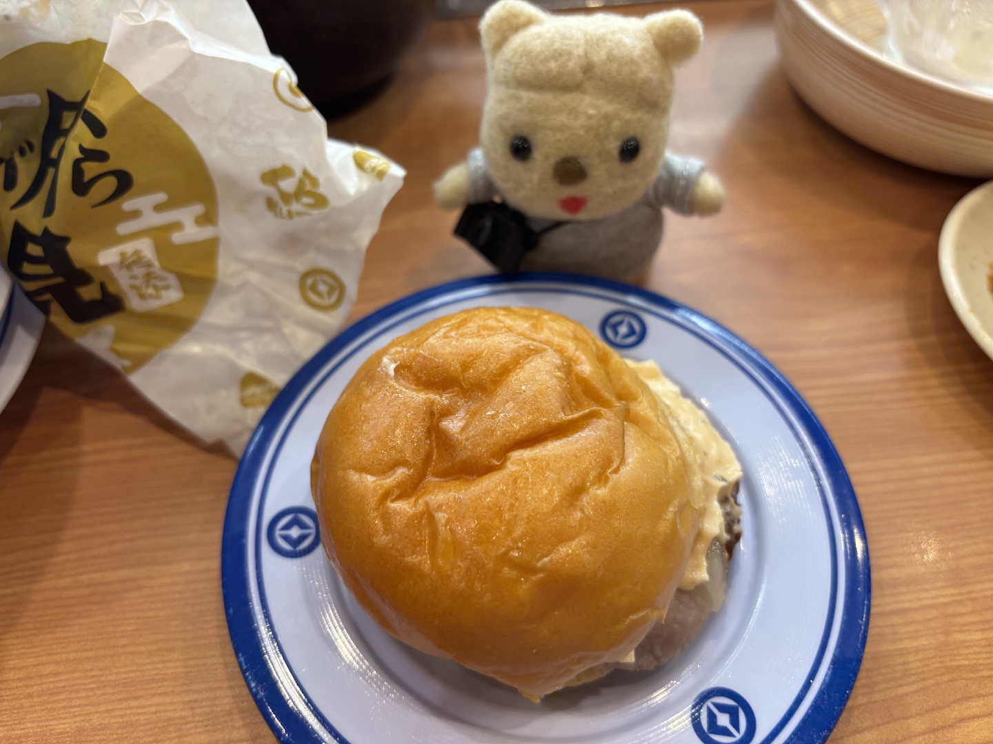 ふわふわのくら月見バーガー
