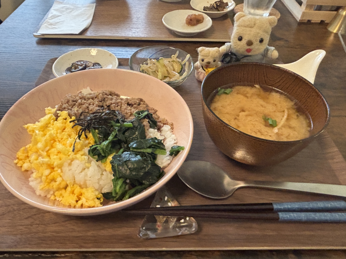 そぼろご飯セット