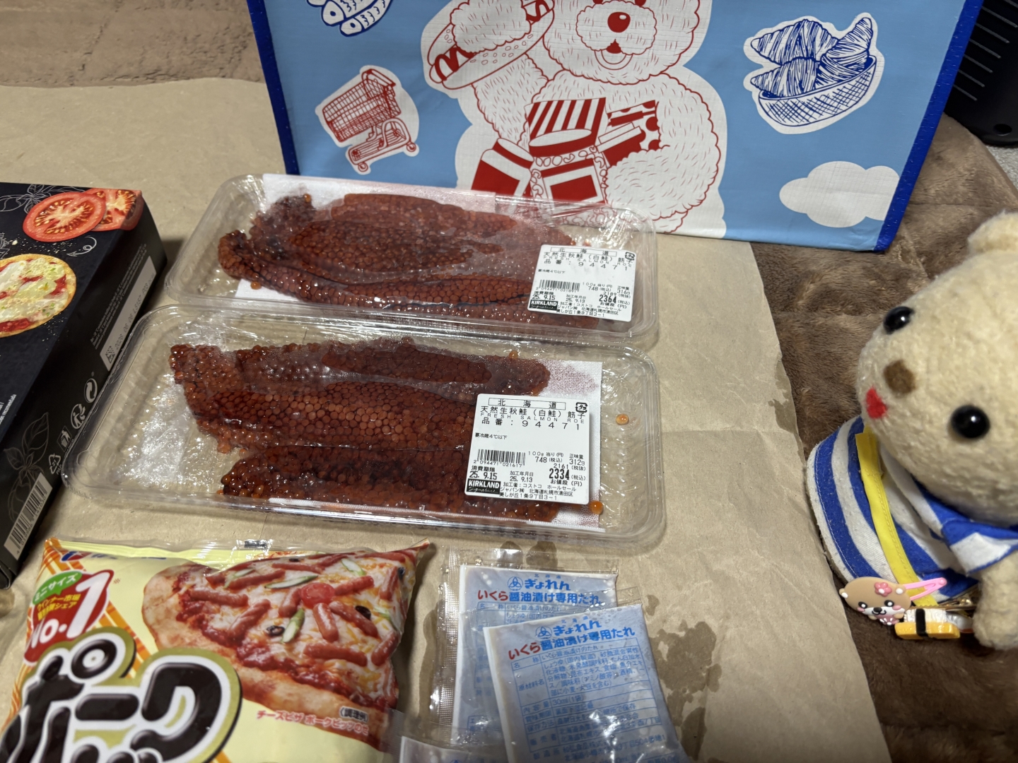 いくらを漬ける生筋子