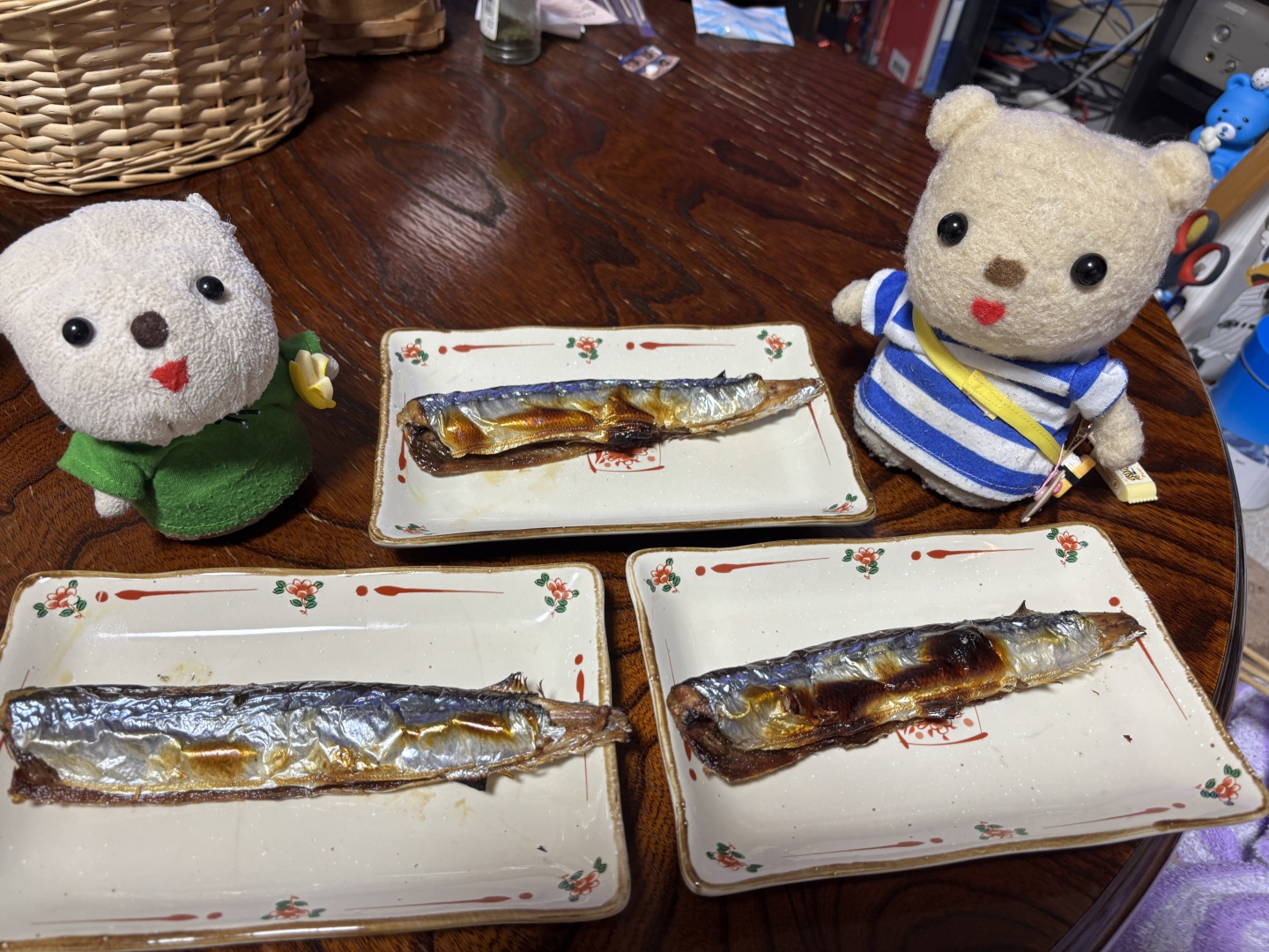 サンマの塩焼き出来上がり