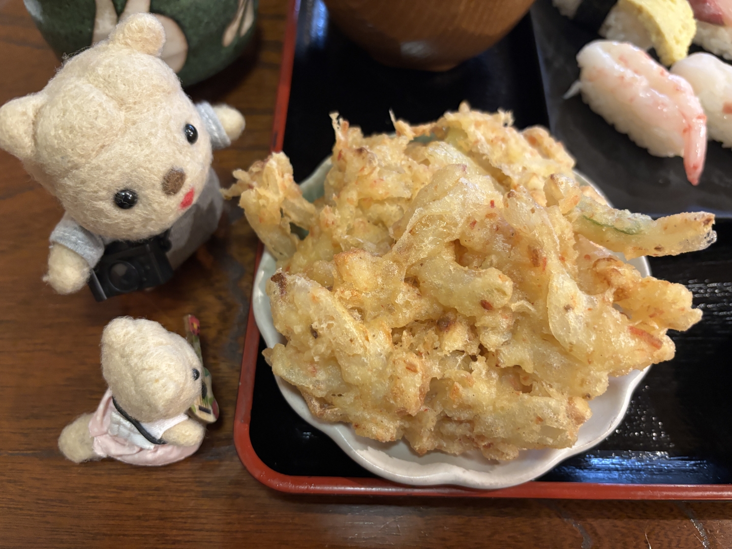 サクサクのかきあげ付き