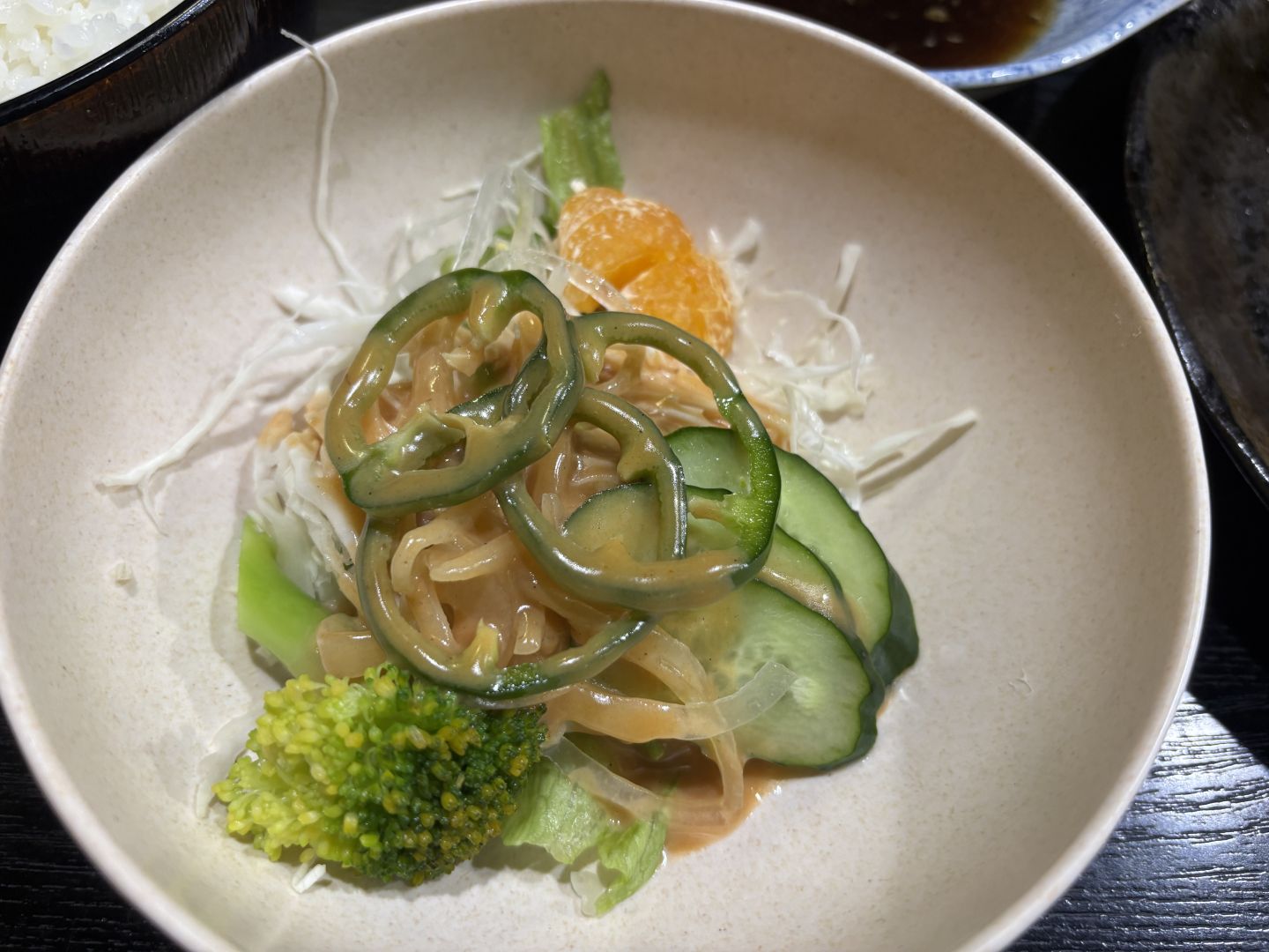 天麩羅定食サラダ付