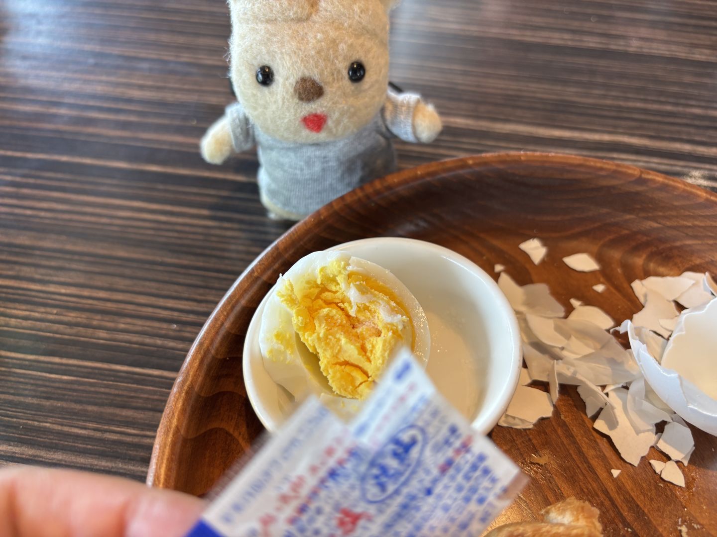 伯方の塩をひとふり