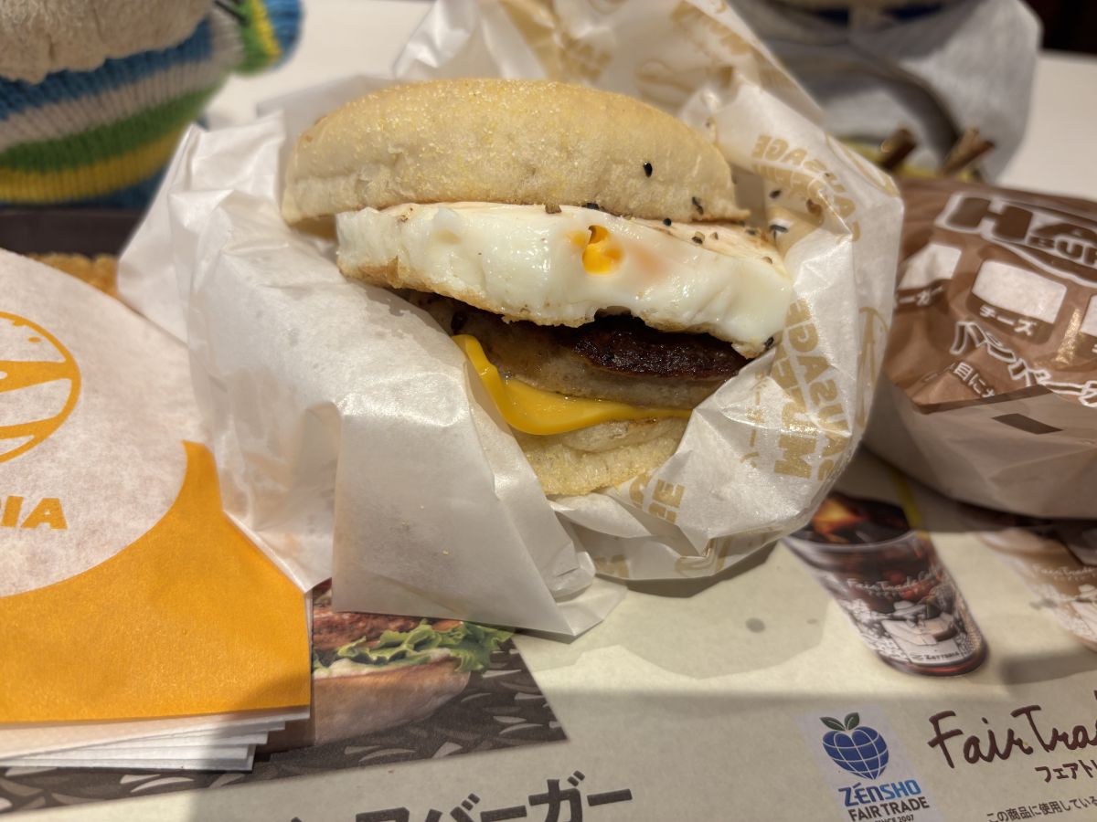 ソーセージエッグマフィンセット