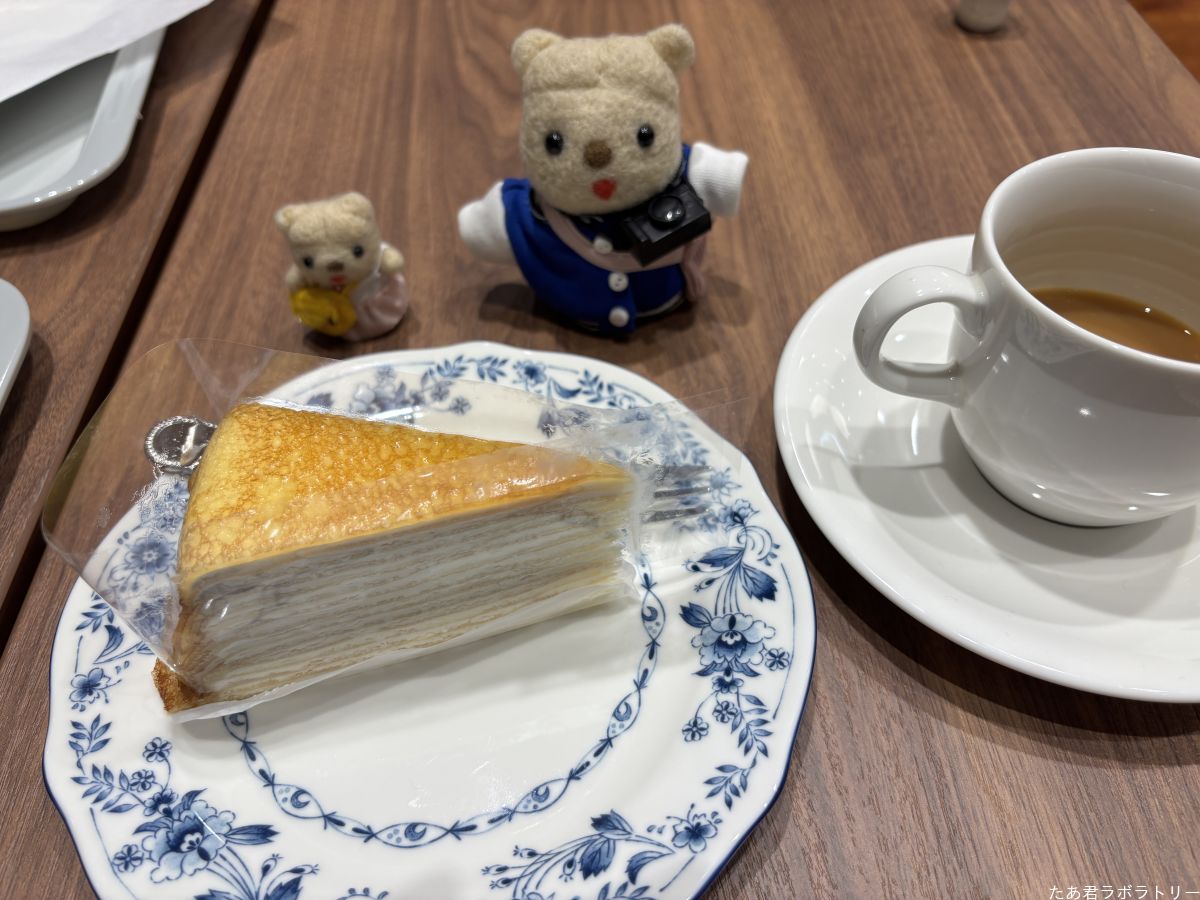 ミルクレープも追加注文