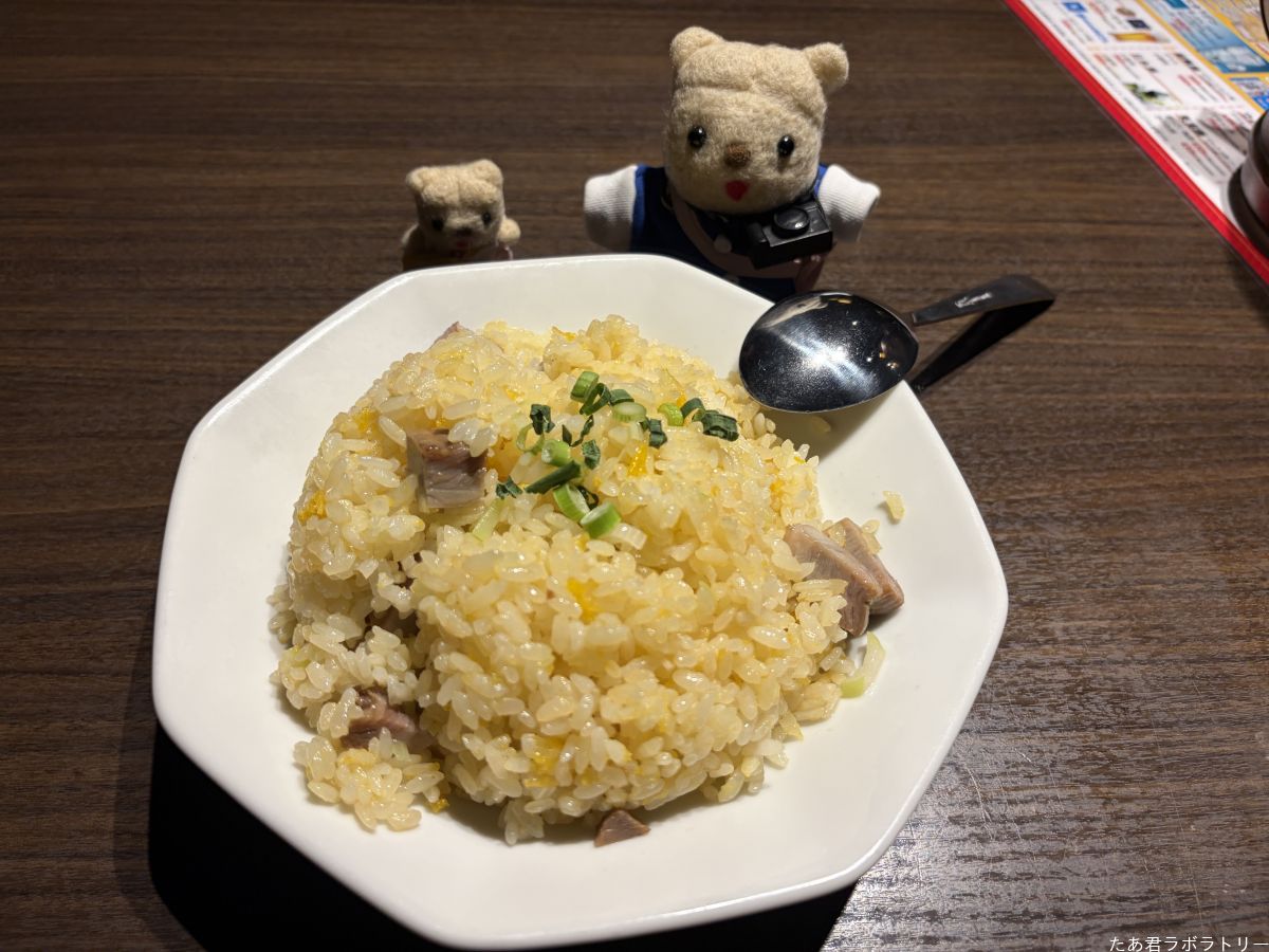 暖龍炒飯を注文
