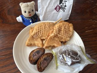 たあ坊君、たい夢で鯛焼きを買ってきたのだ